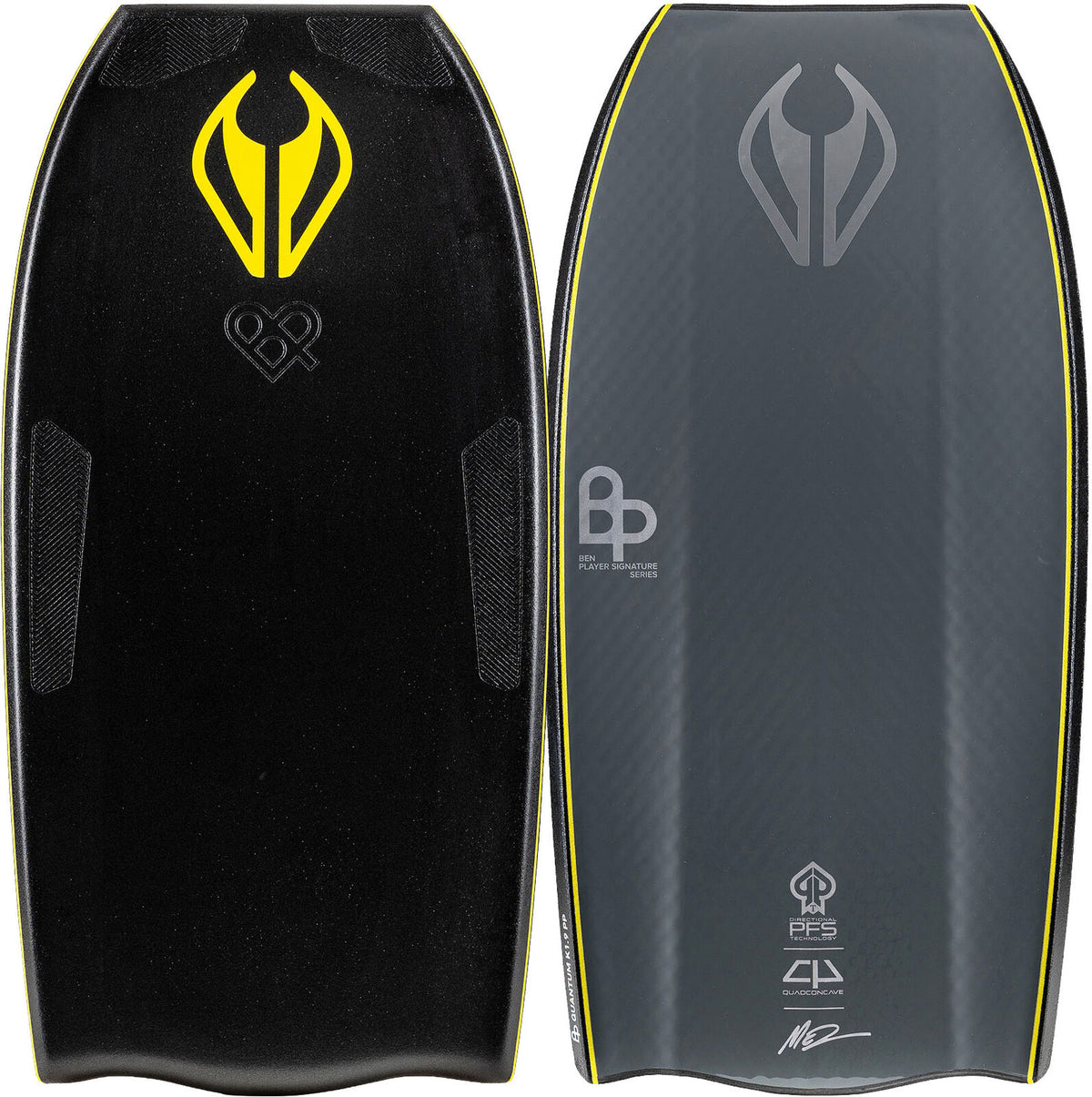 NMD BODYBOARDS Ben Player Quantum Quad Concave PFS-T Bat Tail Polypro Core