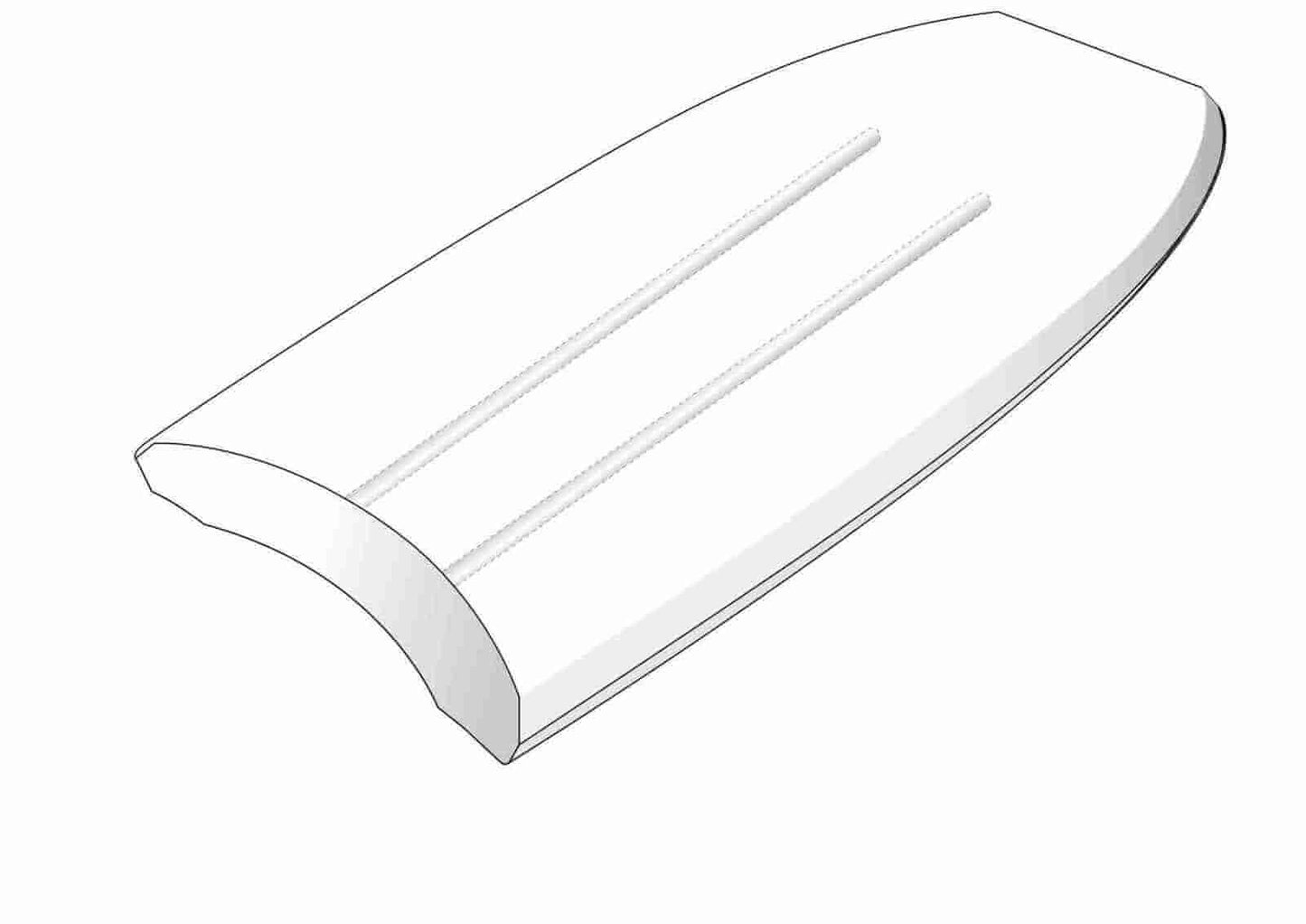 VS BODYBOARDS Flite X4 Mini Quad Concave LiteFlex Polypro Core