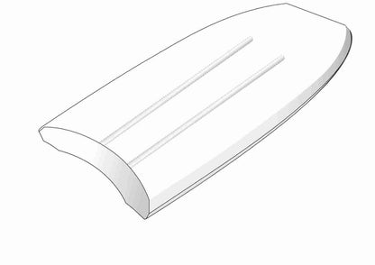 VS BODYBOARDS Flite X4 Mini Quad Concave LiteFlex Polypro Core