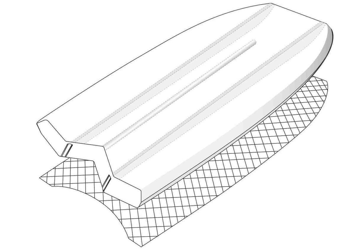 NMD BODYBOARDS Ben Player Quad Concave PFS-T Wi-Fly 2.0 Polypro Core