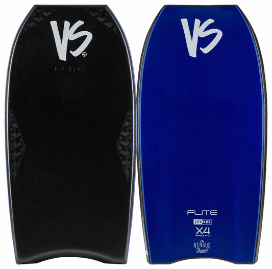 VS BODYBOARDS Flite X4 Mini Quad Concave LiteFlex Polypro Core
