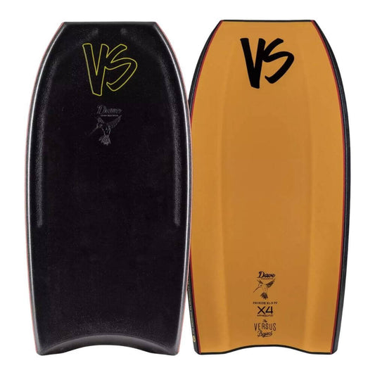 VS BODYBOARDS Dave Winchester Pro Ride X4 Mini Quad Concave Polypro Core Bodyboard