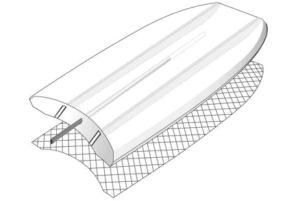 VS BODYBOARDS Dave Winchester ISS Quad Concave PFS-T Polypro Core